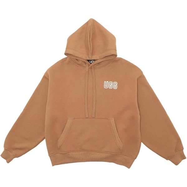 Amazon.co.jp: [アグ] パーカー フーディー ロゴ フーディ ホワイト